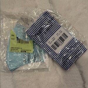 Madewell Blue Striped Fabric Face Mask